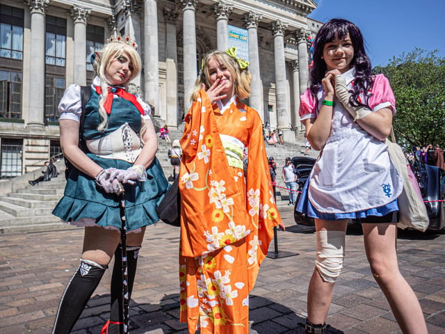 Portsmouth Comic Con 2023 at Portsmouth Guildhall on Saturday 3rd June 2023Pictured: People dressed up at the eventPicture: Haibur Rahman
