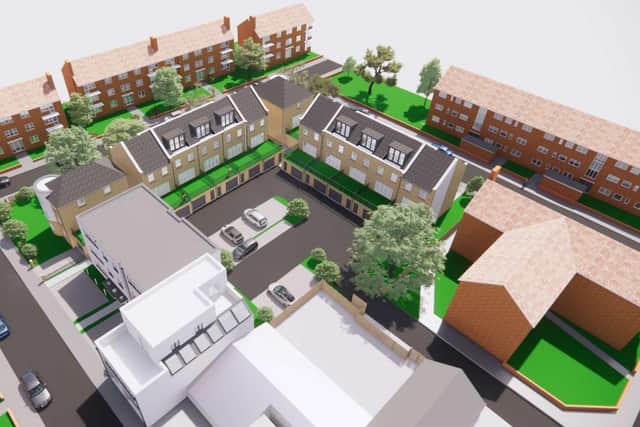 A CGI of the proposed St Michael's Lodge development in Southsea, Portsmouth. Credit: Yeoman Property Development Ltd