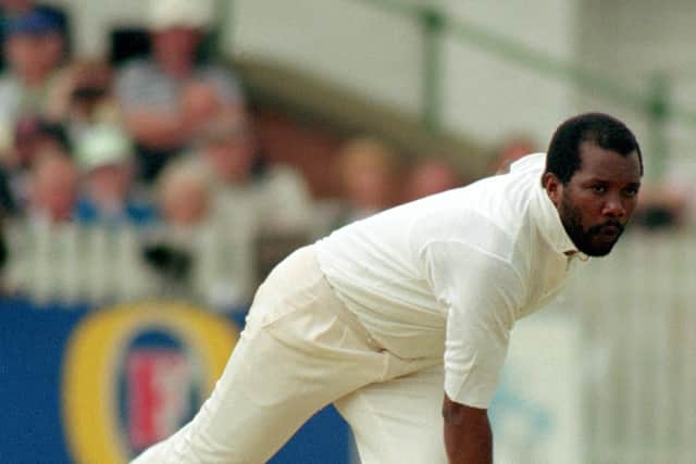 Malcolm Marshall impressed on his Hampshire debut in 1979