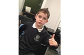 Joshua Anger, nine, grew his hair for three years so he could donate it to the Little Princess Trust and raised more than £300. Pictured: Joshua after his haircut