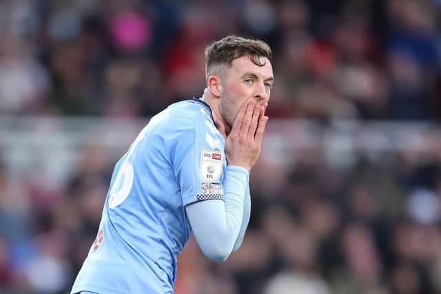 Former Pompey target Jordan Shipley at Coventry