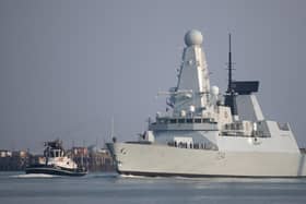 HMS Diamond will be returning to the Red Sea after operating there in December and January. The Royal Navy destroyer was attacked by Iranian-backed Houthi rebels on three separate occasions. Picture: Andrew Matthews/PA