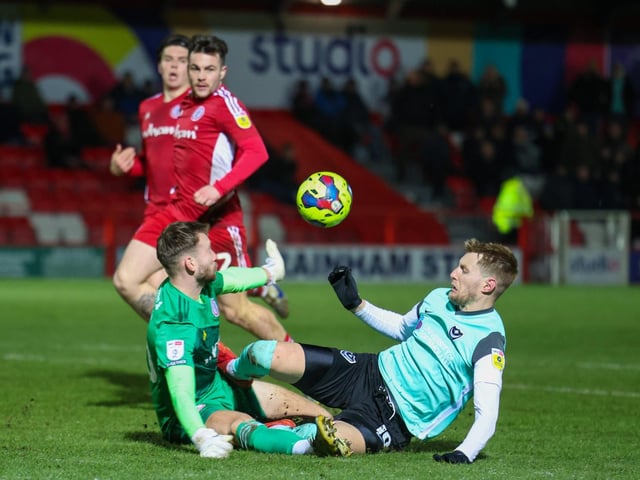 Accrington v Pompey match action