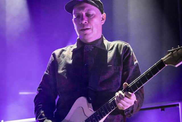 Guitarist Stuart Braithwaite of Mogwai at Portsmouth Guildhall. Picture by Hannah Mesquitta