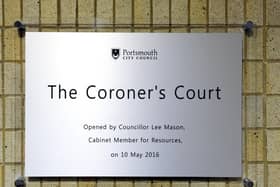 The Coroner's Court - in Guildhall Square, Portsmouth. Picture by:  Malcolm Wells (180405-3355)