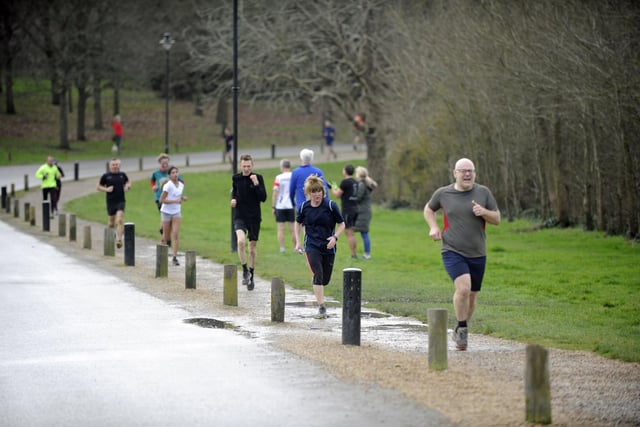 Fareham's parkrun is on the Cams Hall estate, starting at the Cams Mill pub and then heading on the path on the edge of the golf course in a there-and-back route. It can be a bit muddy and the path is uneven in places, but it's largely flat. The pub is a handy place for a cup of tea afterwards, too. A small issue is the lack of parking as the recommended spot is the Lysses car park on the other side of the A27



Picture Ian Hargreaves (150220-16)