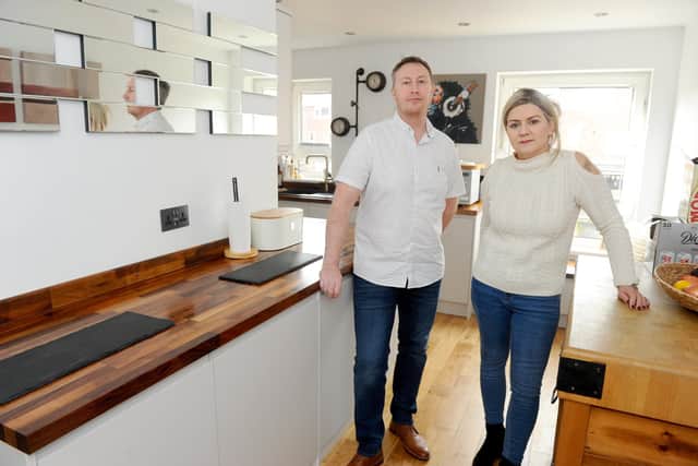 Maria Cross and Gary Higson
Picture: Sarah Standing (250219-8666)