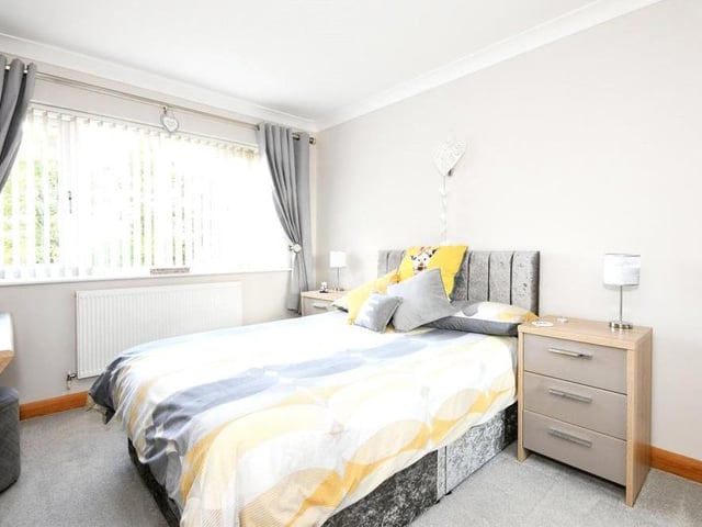 Like the master, the second bedroom is a good size. It oozes comfort.