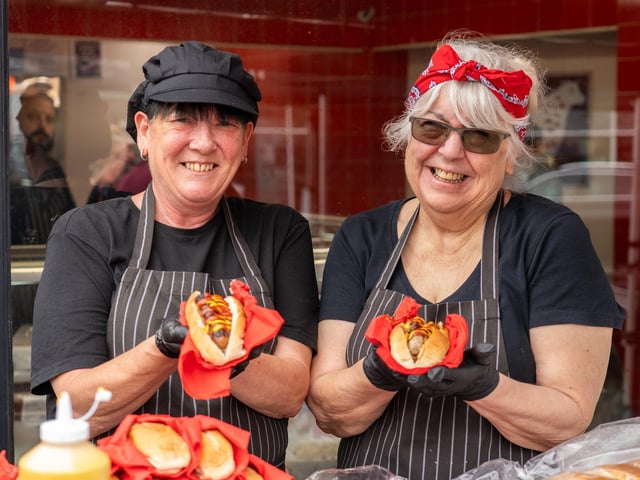 Emsworth Food Festival 2026 in Emsworth. Pictured is Karen and Barbara. Pictured by Alec Chapman