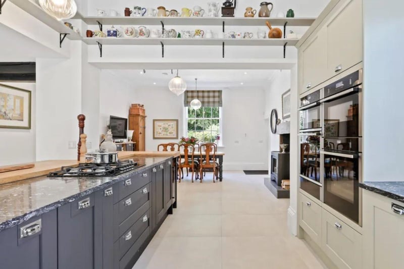 The listing says: "There are currently five principal bedrooms, three with ensuite facilities, plus a large dressing room, reading room and family bathroom."