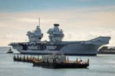 HMS Queen Elizabeth will spend longer in Rosyth, Fife, Scotland, than expected following a propeller shaft coupling fault suffered in Portsmouth earlier this year. Picture: LPhot Lee Blease