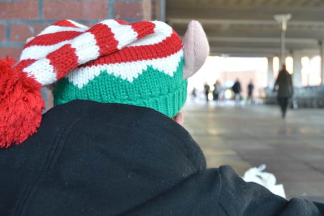 A rough sleeper in Portsmouth. Pitcure: David George