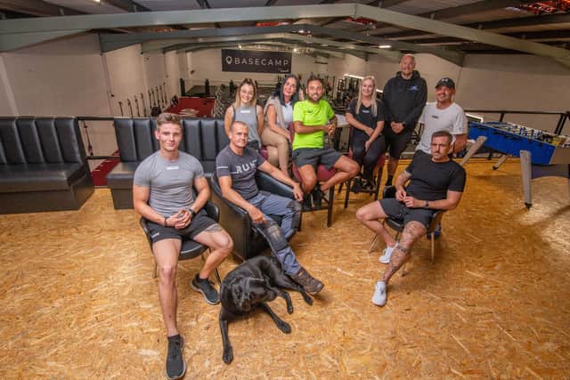 After serious flooding, the community at Basecamp gym in Hilsea came together to work an 18 hour shift to get the gym tidied upPictured: The Basecamp community members at Basecamp, Hilsea on 28 July 2021Picture: Habibur Rahman