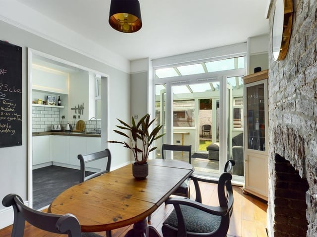 This three-bedroom home was on the market for £278,000.