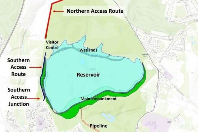 Map of the B2149 works. Picture: Portsmouth Water