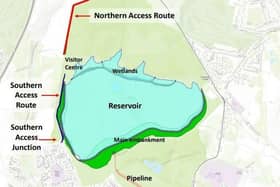 Map of the B2149 works. Picture: Portsmouth Water