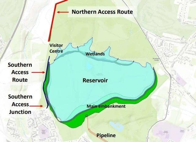 Map of the B2149 works. Picture: Portsmouth Water