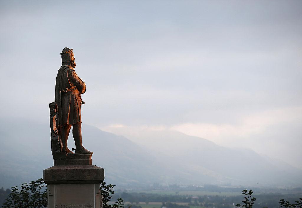 A statue of Scottish King Robert the Bruce. Picture: Getty