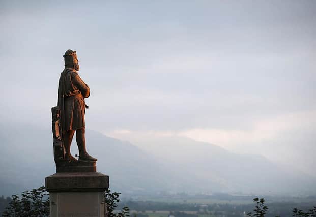 A statue of Scottish King Robert the Bruce. Picture: Getty