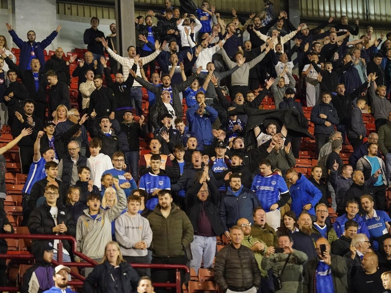 An evening to enjoy for Pompey fans at Barnsley.