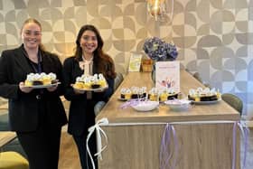 L-R Birgitta Jonsdottir and Ellie Turl, a centre team at Arena, putting together treats for clients.