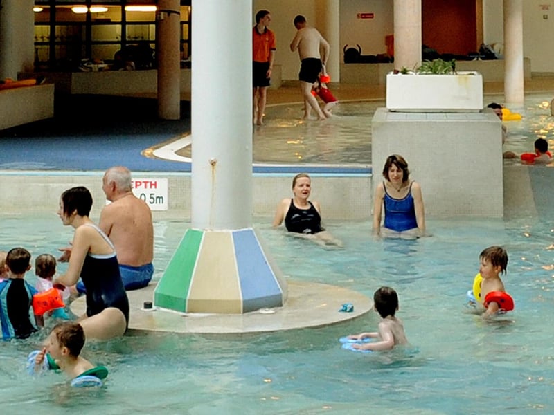 March 2008. Southsea's Pyramids has had a stay of execution as it was due to close at the end of the month. Pictured are parents and toddlers enjoying the swimming pool. Picture: Paul Jacobs (081019-9)