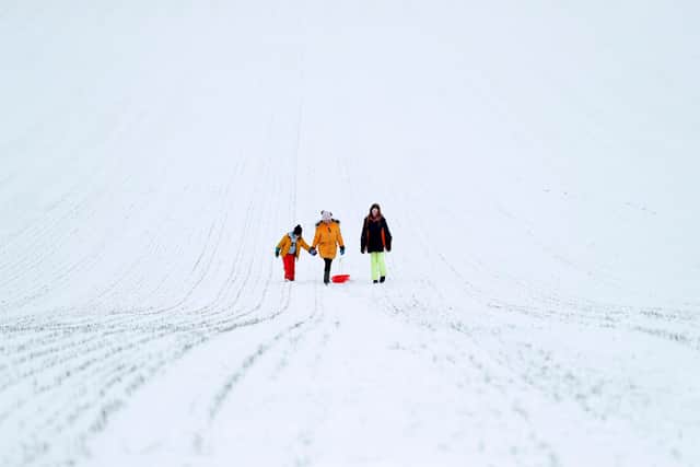 Snow has been forecast for parts of Hampshire. Picture: ADRIAN DENNIS/AFP via Getty Images