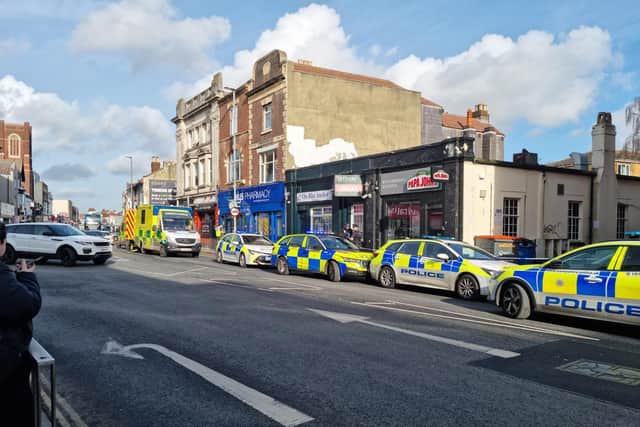 Kingston Road street attack in Portsmouth which left a man fighting for life. Picture: Stu Vaisey