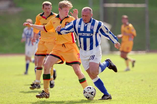 Warren Aspinall appeared 37 times and scored three goals for Brighton before his career was cut short in November 2000. Picture: Steve Bardens, Allsport UK