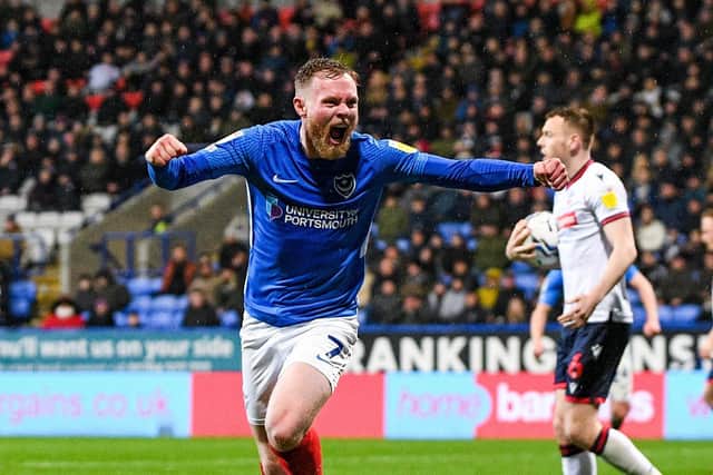 Aiden O'Brien has scored four goals in 10 Pompey appearances. Picture: Philip Bryan