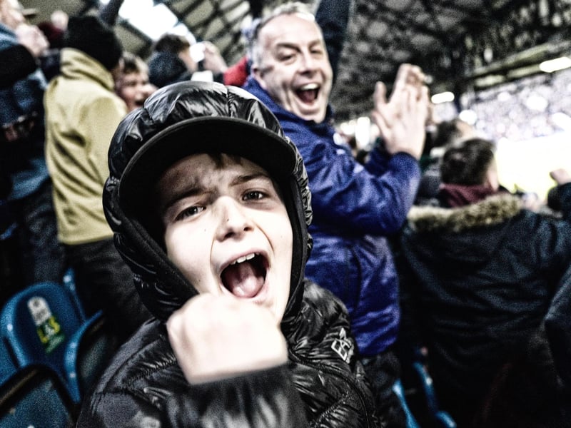 Photograph taken by Pompey fan Pete Blackman, who passed away last week.
