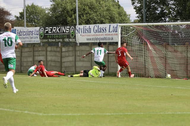 Bognor score. Picture by Martin Denyer
