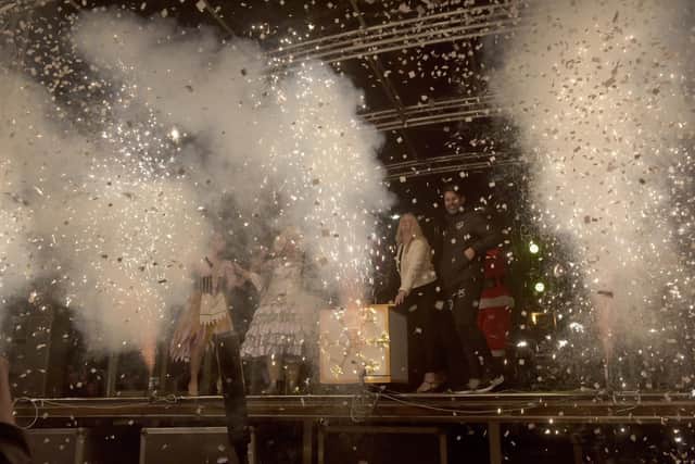 Commercial Road in Portsmouth, turned on the Christmas lights on Thursday, November 17.
Picture: Sarah Standing (171122-6622)
