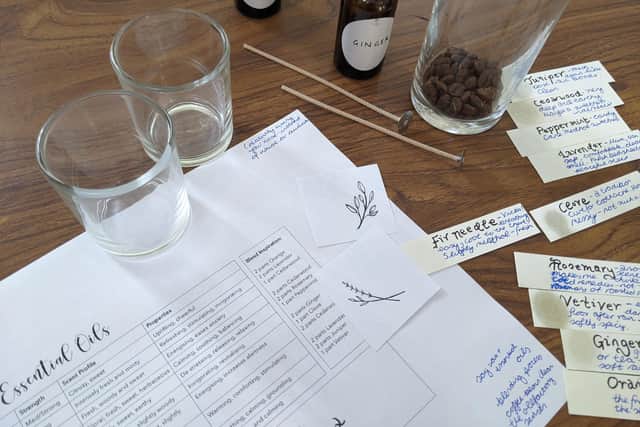 Workshop participants learned all about the basics of candle making. Picture: Emily Turner
