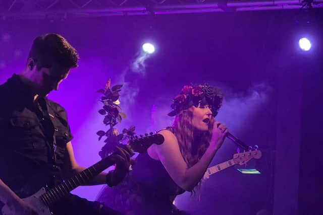 Ed Clarke and Lindsey Bonnick of Brave Rival at The Wedgewood Rooms on December 19, 2025