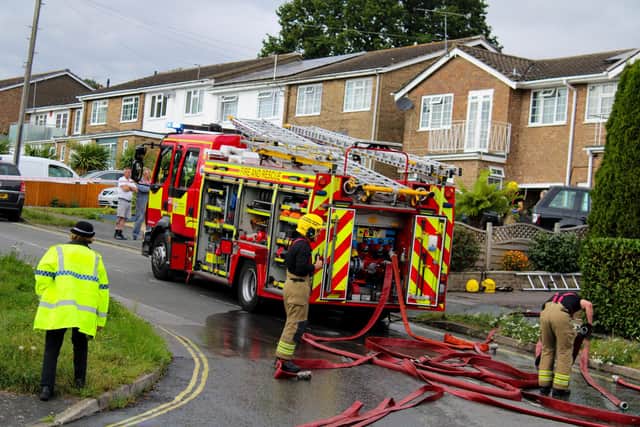 Crews attended an incident in Waterlooville yesterday afternoon.