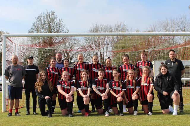 The newly-reformed Fleetland's Women's team. Picture by Nathaniel Holland.