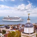 A naming celebration took place on board Viking Venus on May 17 - with the ship's godmother Anne Diamond