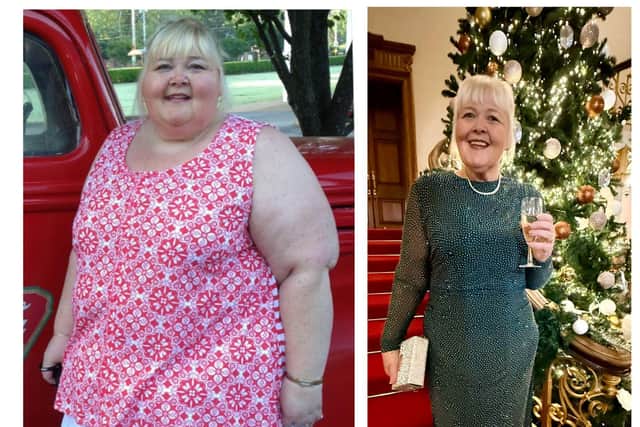 Alison 12 and a half stone lighter