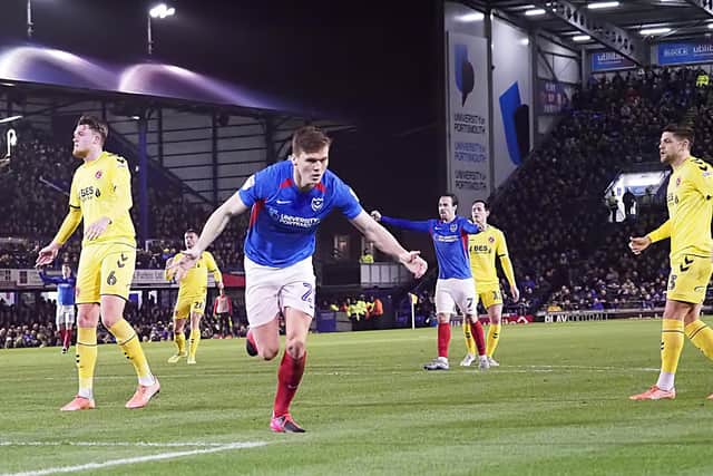 Sean Raggett celebrates his goal. Picture: Barry Zee