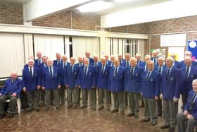 Members of the Solent Male Voice Choir in Portsmouth.