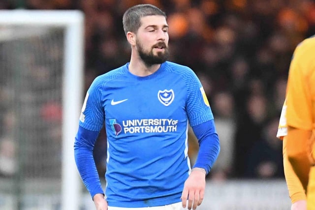 Pompey Appearances: 32 (two spells); Pompey goals: 0; When contract expires: 2023 (club option one year).