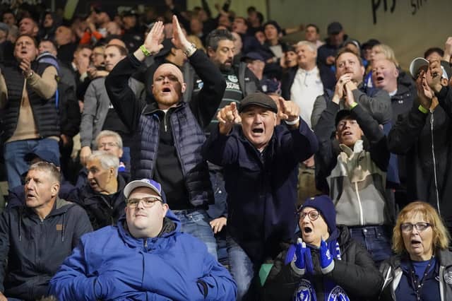 1,143 Pompey fans made the midweek trip to Plymouth Argyle's Home Park.