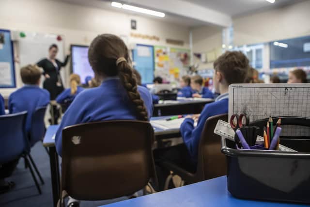 Concerns have been raised after the large number of primary school children who have turned up for school compared to the first lockdown.
Photo: Danny Lawson/PA Wire