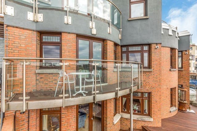 Boom Tower, a four bed home in West Street, Old Portsmouth, is on the market for £4.95m. It is listed on Rightmove.
