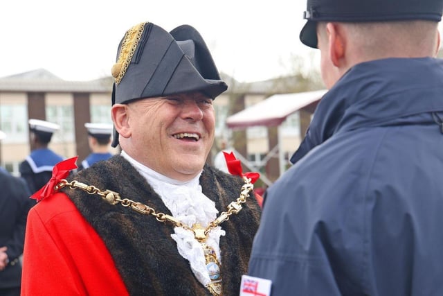 The Mayor of Gosport, Cllr Pepper.