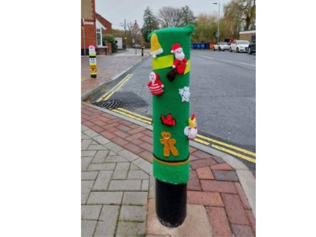 The festive coverings appeared ahead of the Baffins Christmas market.
Picture: Joe Williams