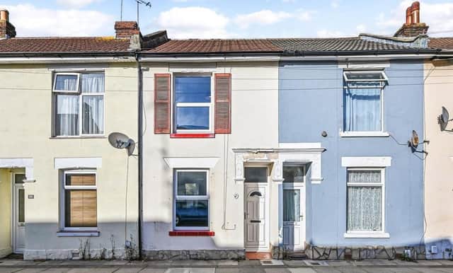 This property comes with three bedrooms, one bathroom and one reception room as well as a back garden.