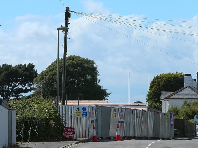 Demolition site at the Osborne View pub, Hill Head, Fareham, showing ongoing workPicture: Chris  Moorhouse (100724-010)