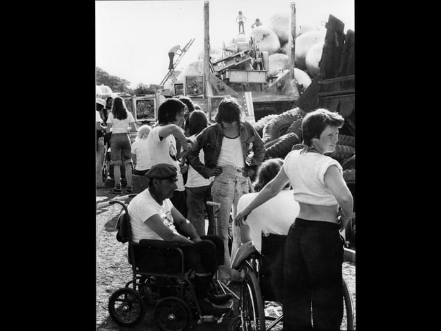 The filming of Ken Russell's 1975 film Tommy at Pounds Yard.